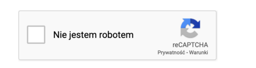 Nie jestem robotem w Google